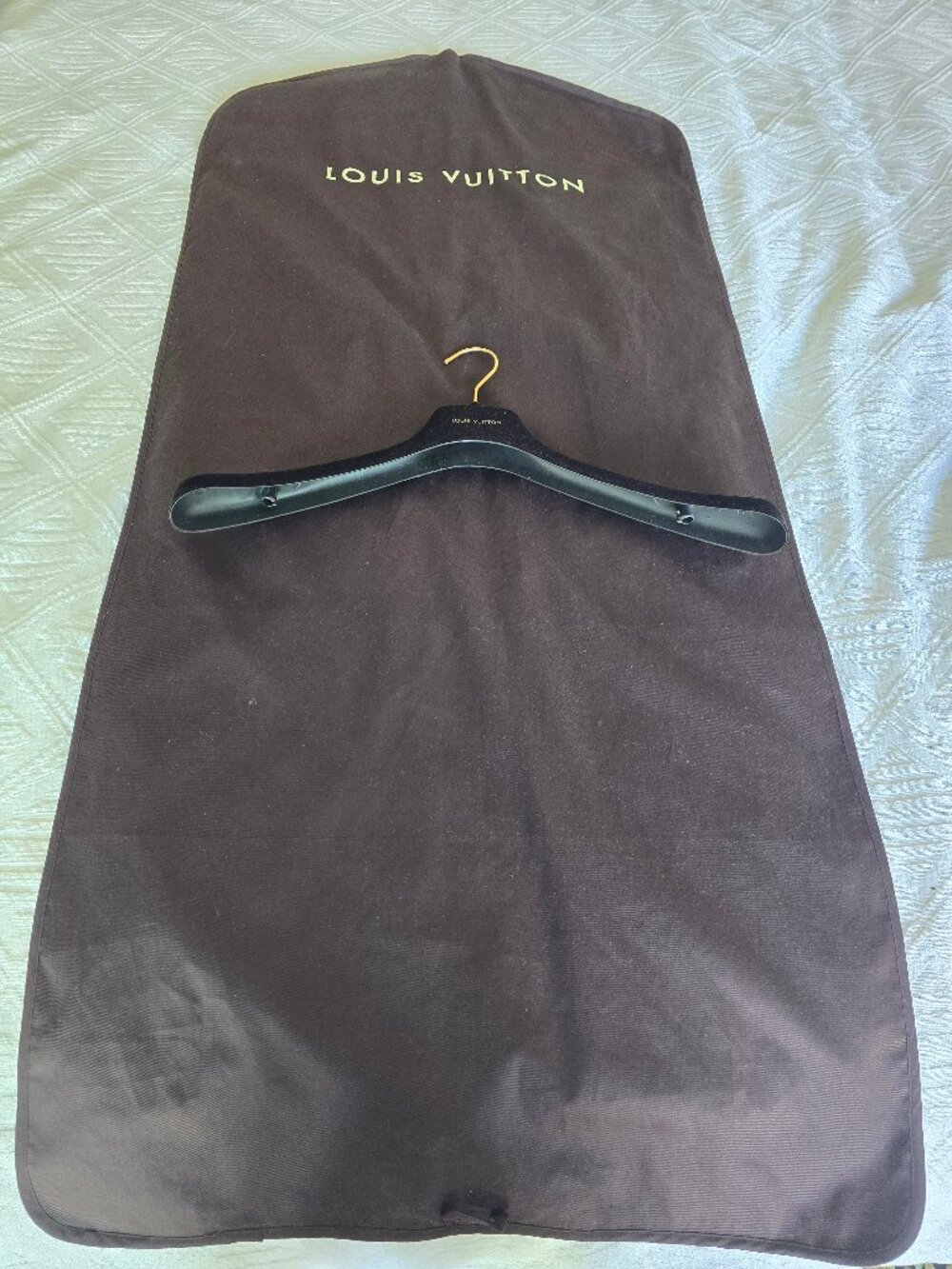 Vintage Louis Vuitton Garment Bag + Original Velour Hanger